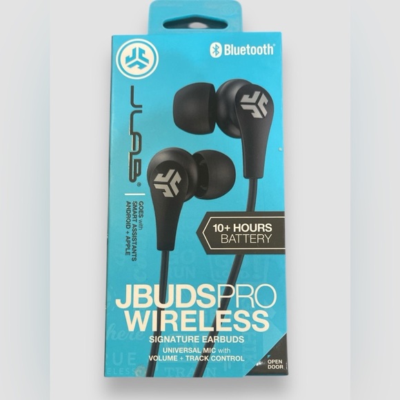 JLab JBuds Pro Wireless Earbuds Bluetooth Universal Mic 10+ Hours Playtime New - Picture 1 of 6